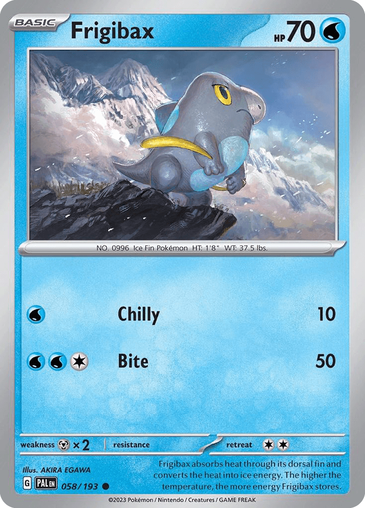 Frigibax 58 — Scarlet & Violet: Paldea Evolved