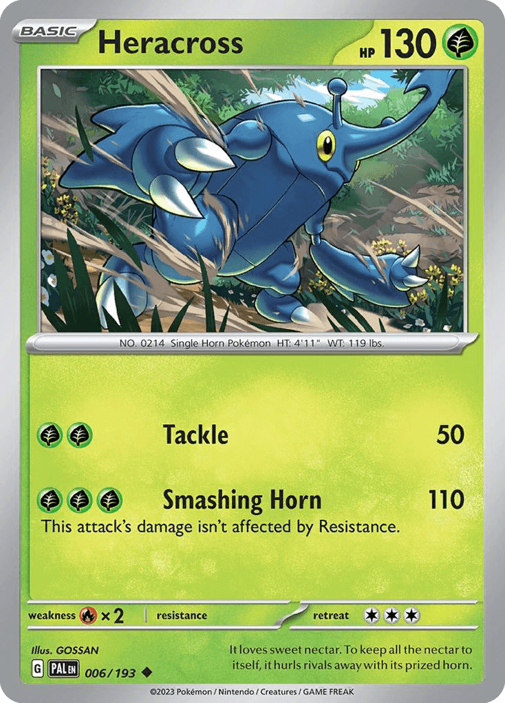 Heracross 6 — Scarlet & Violet: Paldea Evolved