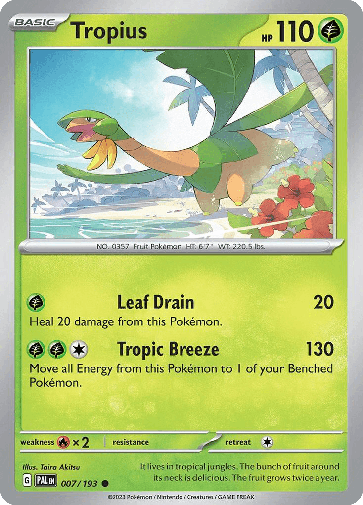 Tropius 7 — Scarlet & Violet: Paldea Evolved