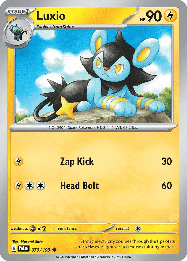 Luxio 70 — Scarlet & Violet: Paldea Evolved