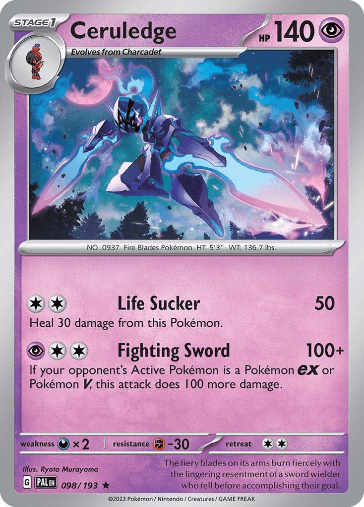 Ceruledge 98 — Scarlet & Violet: Paldea Evolved