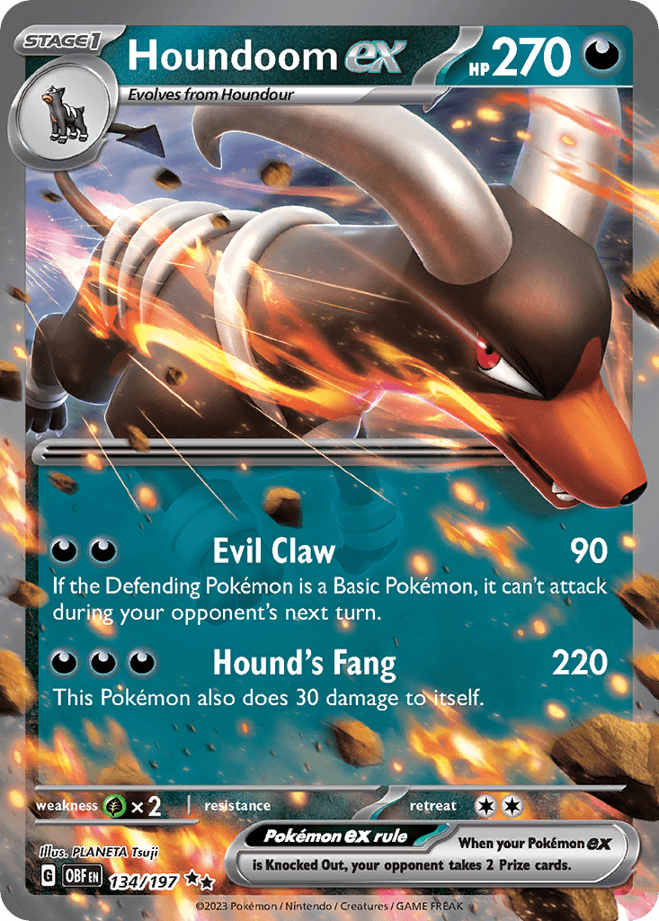 Houndoom ex 134