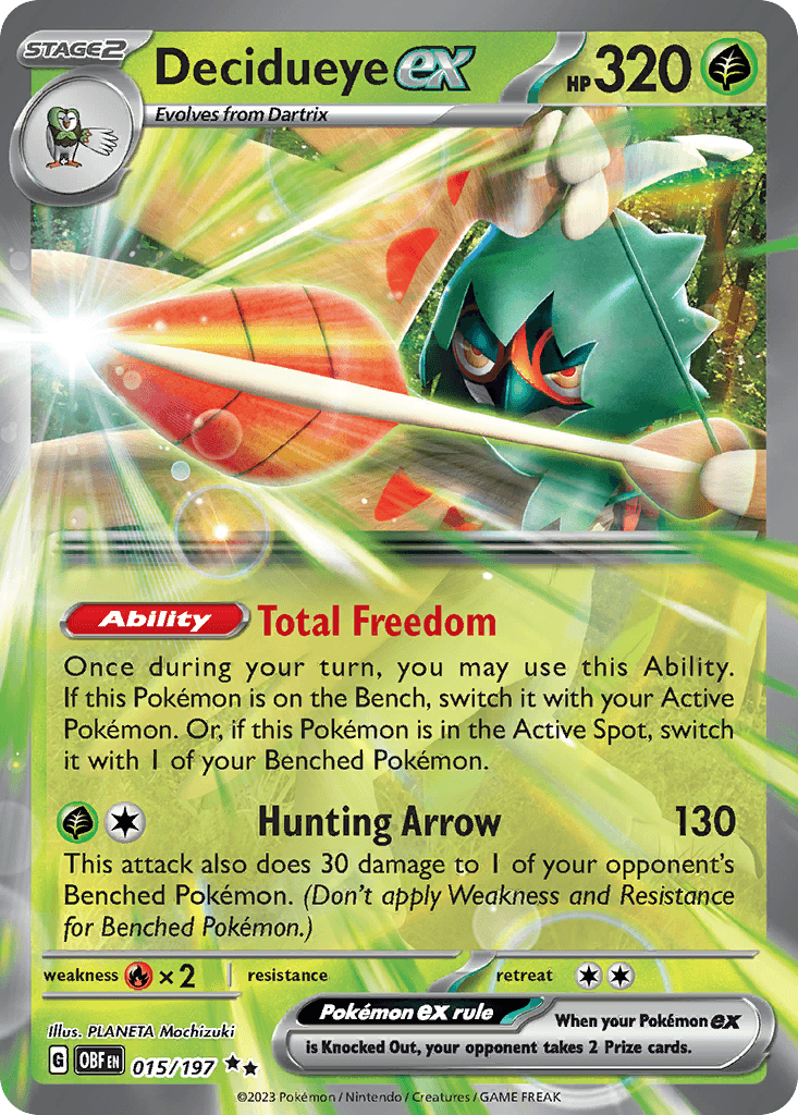 Decidueye ex 15