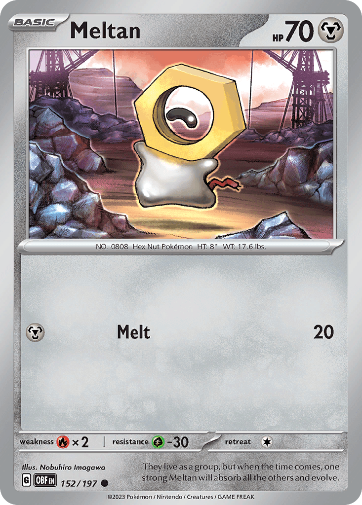 Meltan 152 — Scarlet & Violet: Obsidian Flames