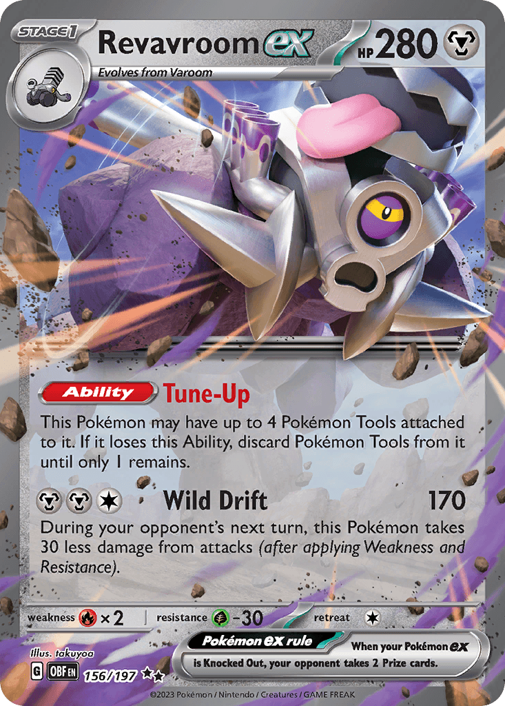 Revavroom ex 156 — Scarlet & Violet: Obsidian Flames