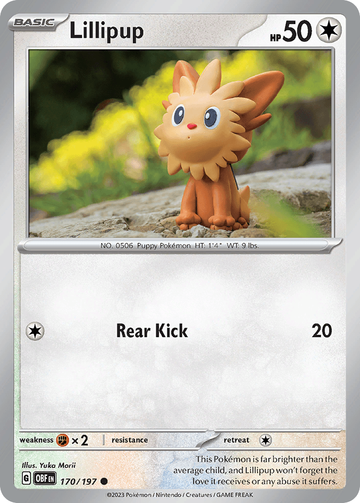 Lillipup 170 — Scarlet & Violet: Obsidian Flames