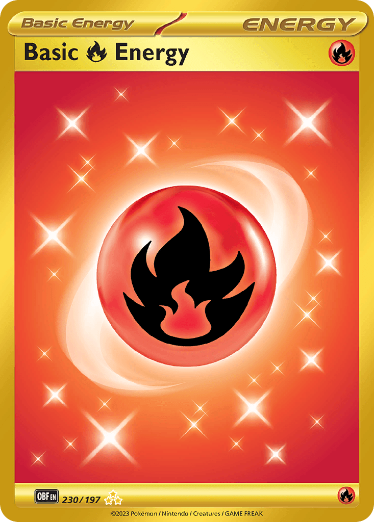 Basic Fire Energy 230 — Scarlet & Violet: Obsidian Flames