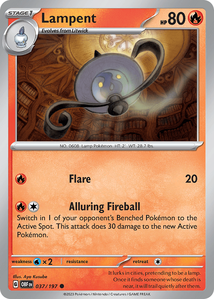 Lampent 37 — Scarlet & Violet: Obsidian Flames