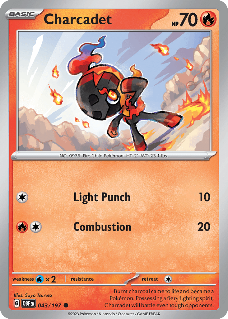 Charcadet 43 — Scarlet & Violet: Obsidian Flames
