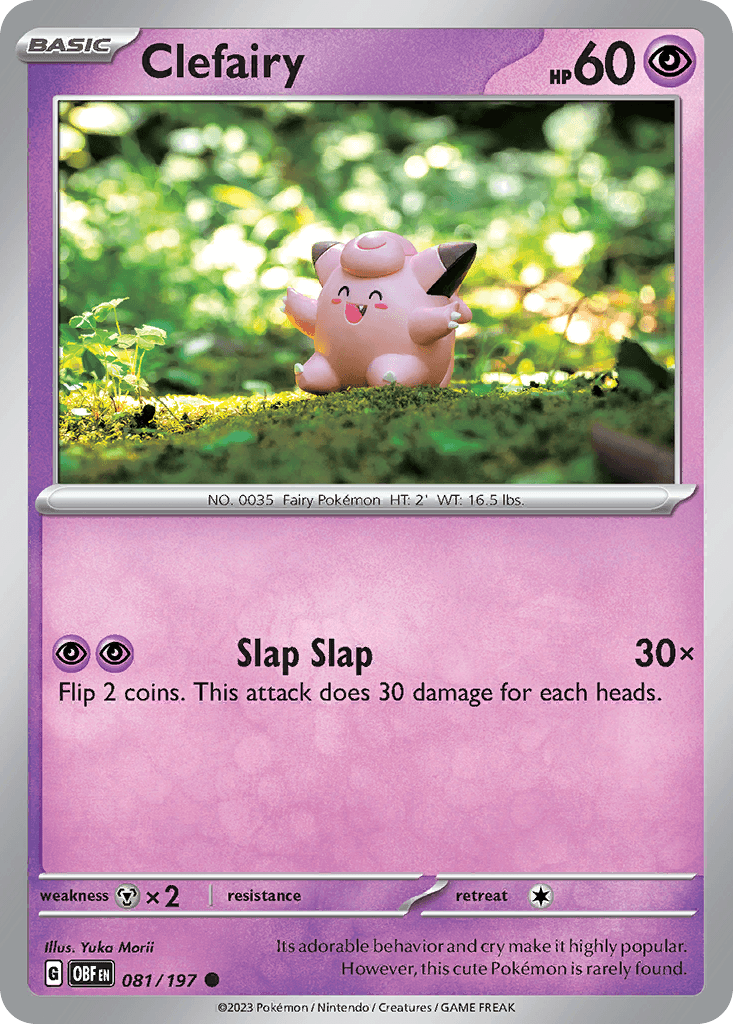 Clefairy 81 — Scarlet & Violet: Obsidian Flames