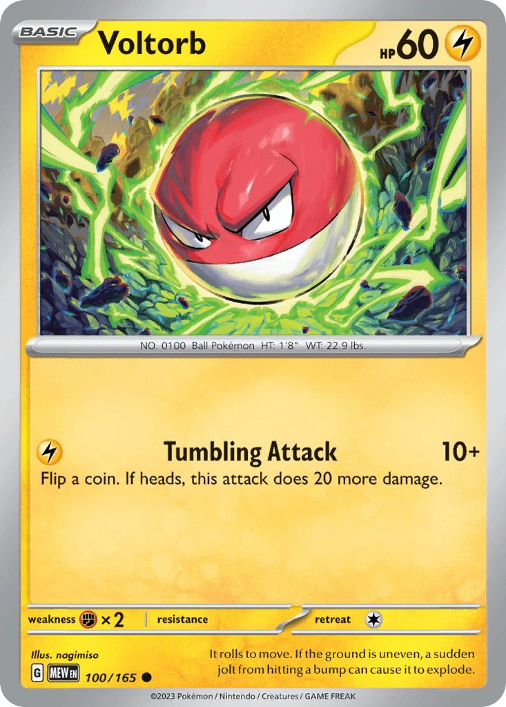 Voltorb 100 — Scarlet & Violet: Pokémon 151