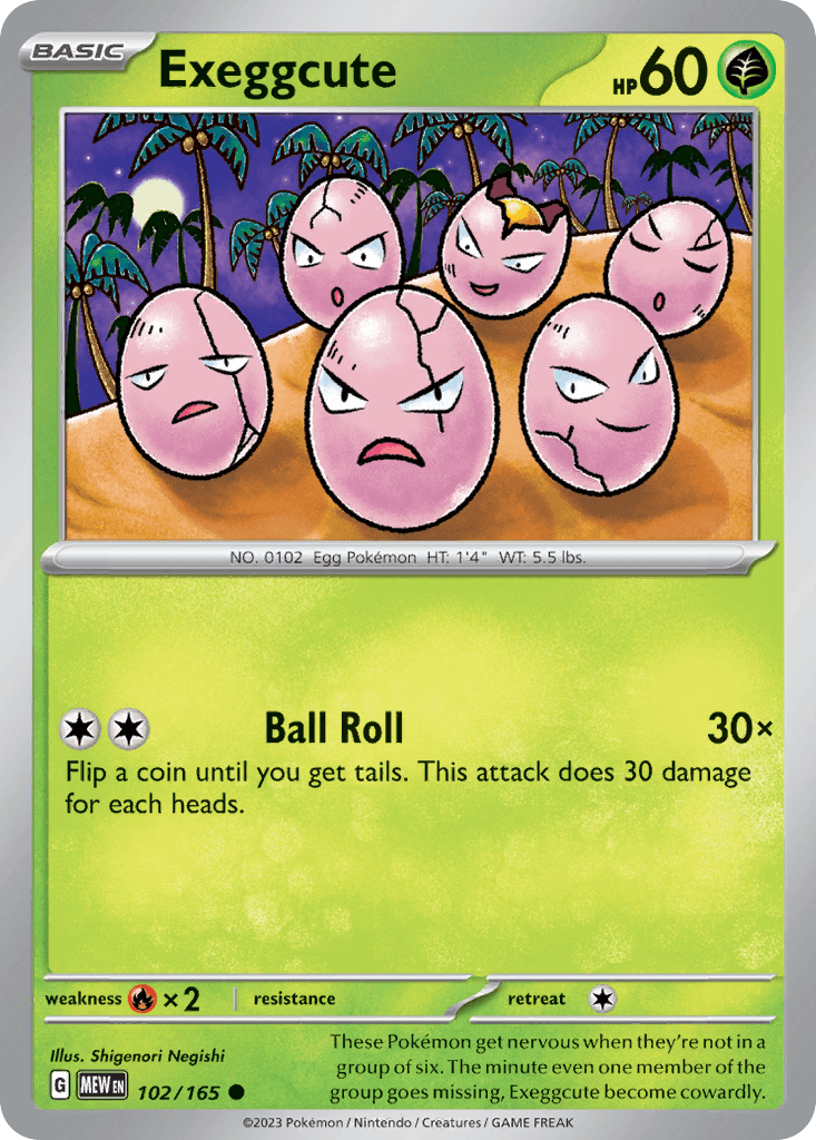 Exeggcute 102