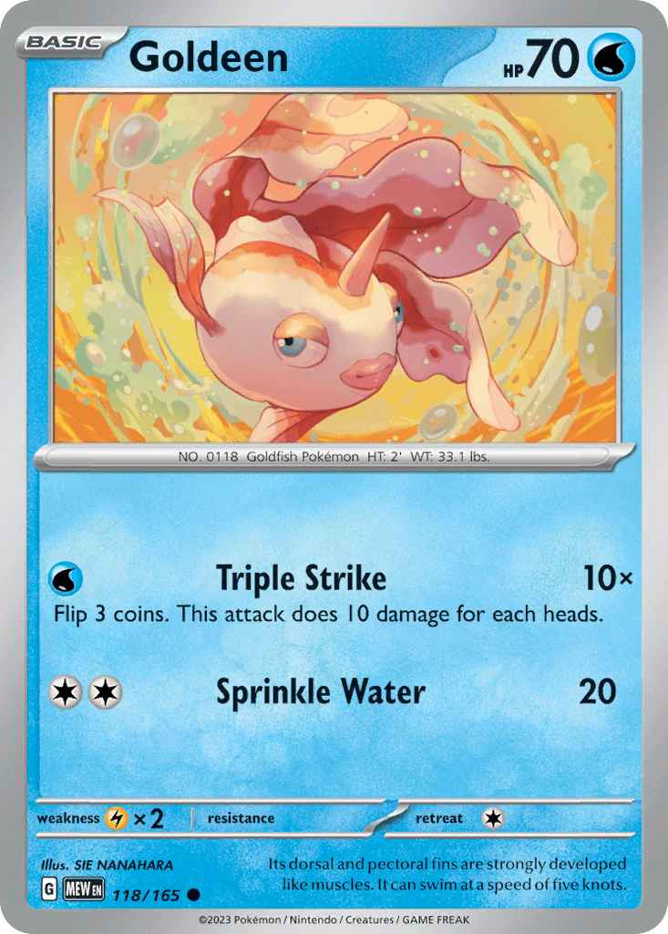Goldeen 118 — Scarlet & Violet: Pokémon 151