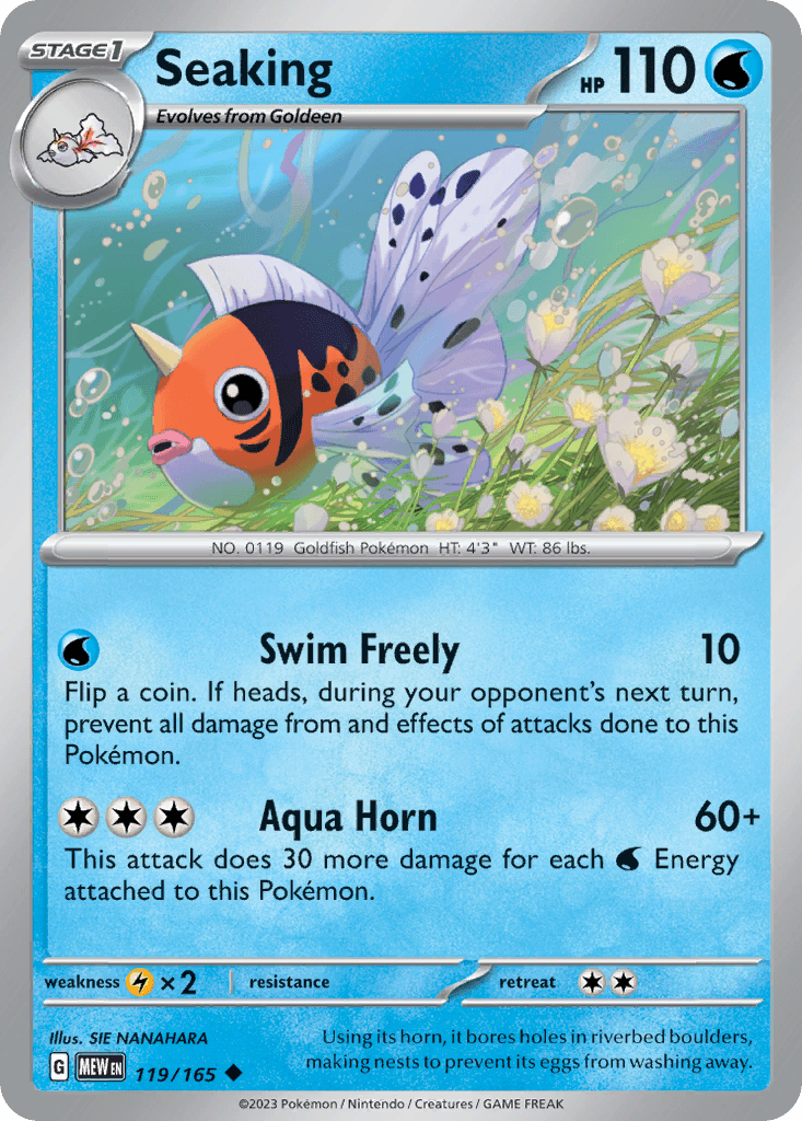 Seaking 119 — Scarlet & Violet: Pokémon 151