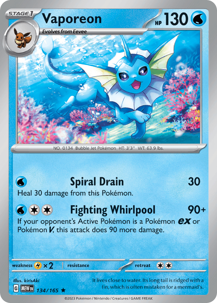 Vaporeon 134