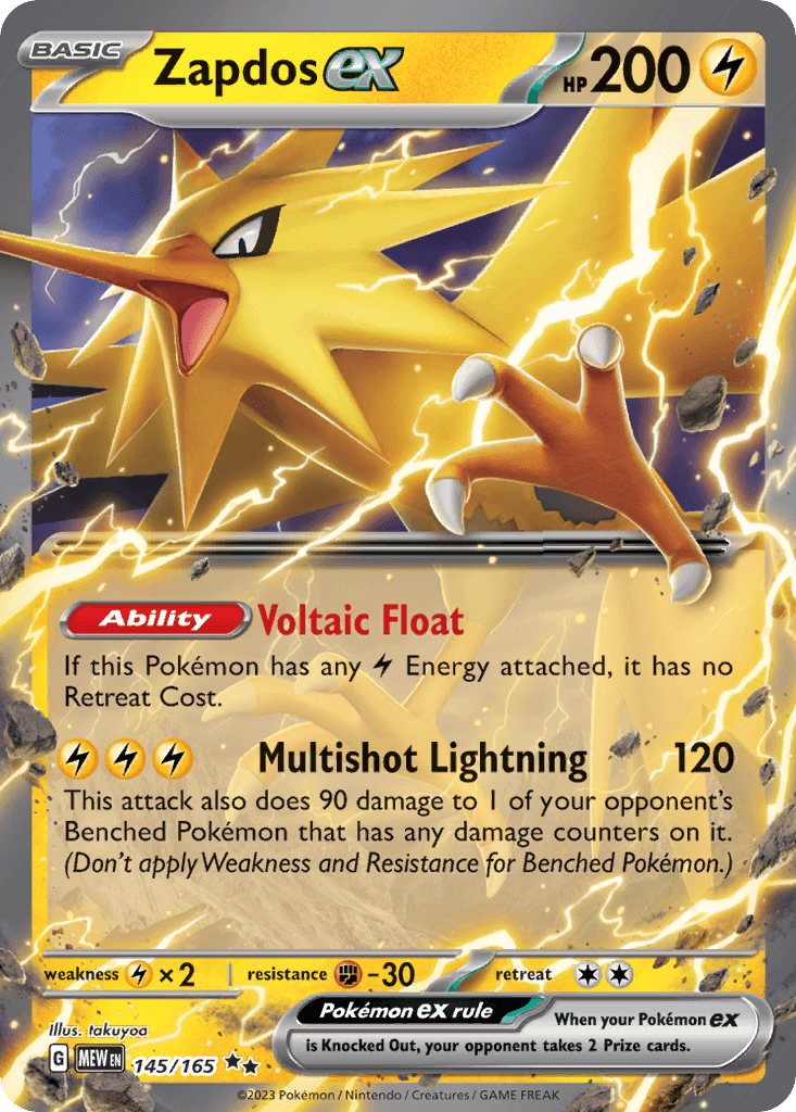 Zapdos ex 145