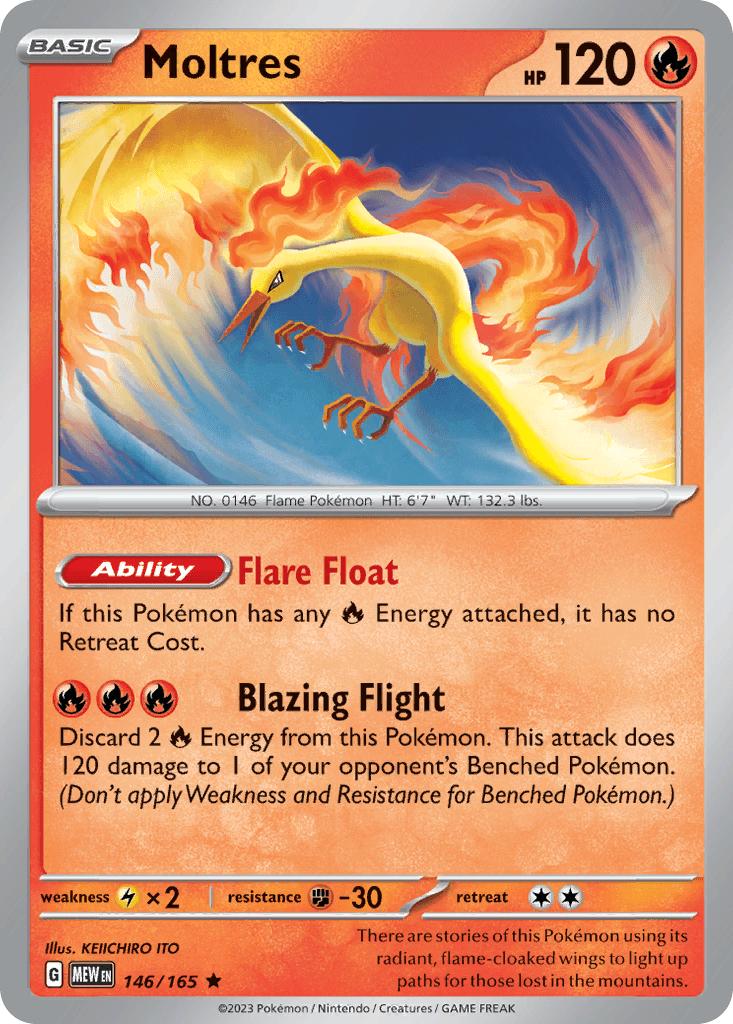 Moltres 146 — Scarlet & Violet: Pokémon 151