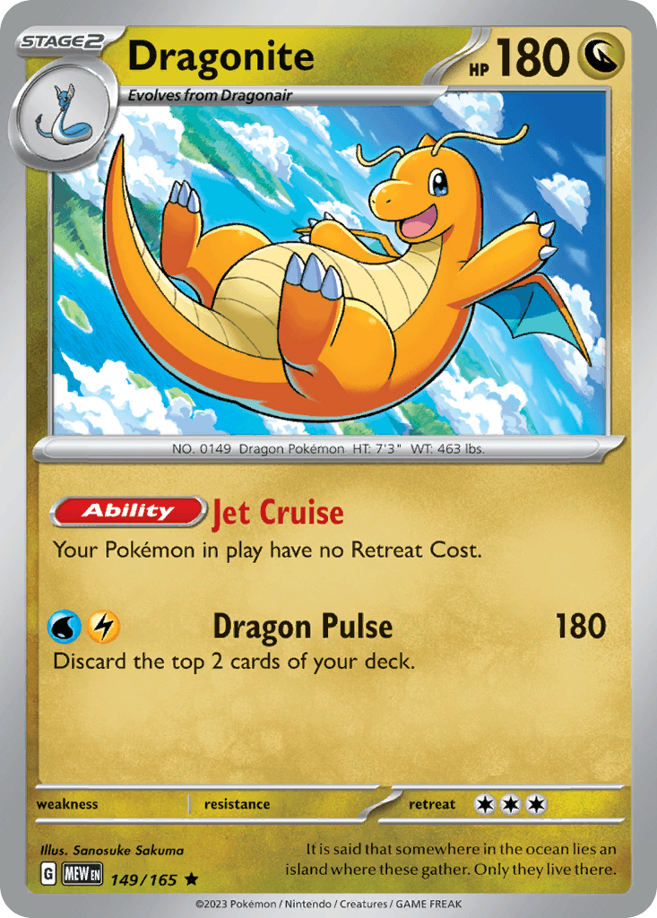 Dragonite 149 — Scarlet & Violet: Pokémon 151