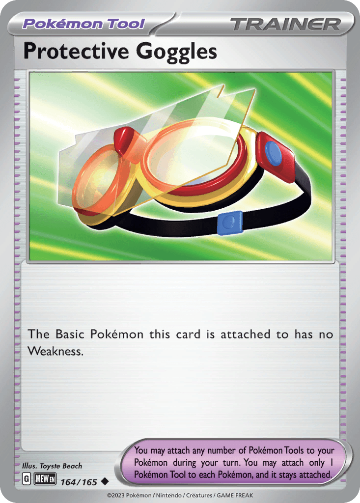 Protective Goggles 164 — Scarlet & Violet: Pokémon 151