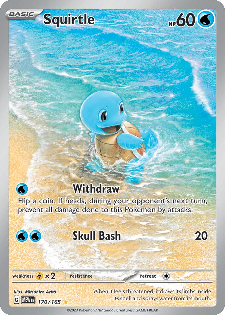 Squirtle 170 — Scarlet & Violet: Pokémon 151