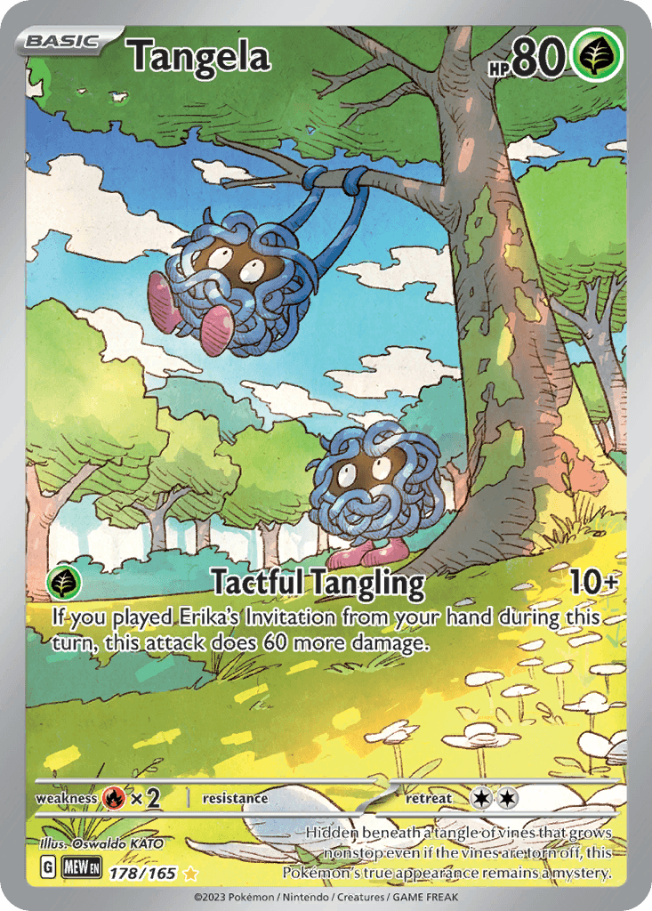 Tangela 178 — Scarlet & Violet: Pokémon 151