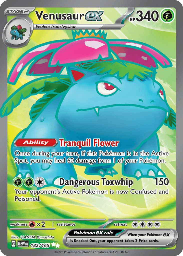 Venusaur ex 182 — Scarlet & Violet: Pokémon 151