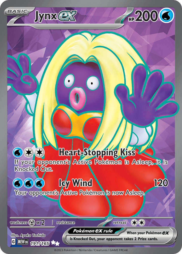 Jynx ex 191 — Scarlet & Violet: Pokémon 151