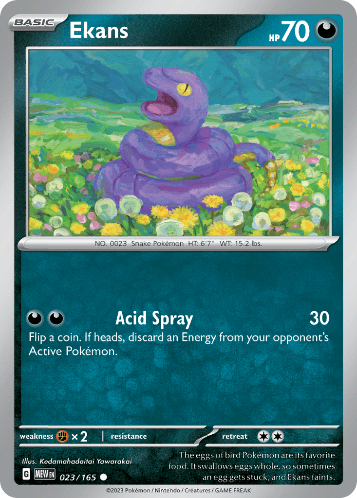 Ekans 23 — Scarlet & Violet: Pokémon 151