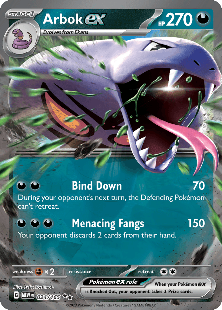 Arbok ex 24 — Scarlet & Violet: Pokémon 151