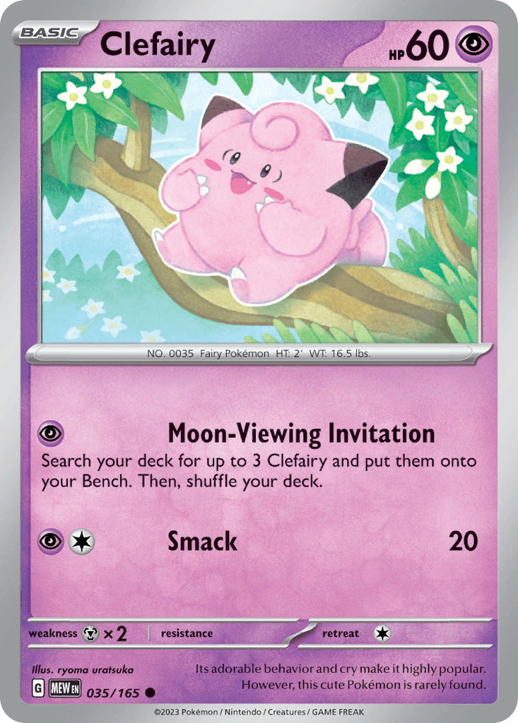 Clefairy 35 — Scarlet & Violet: Pokémon 151