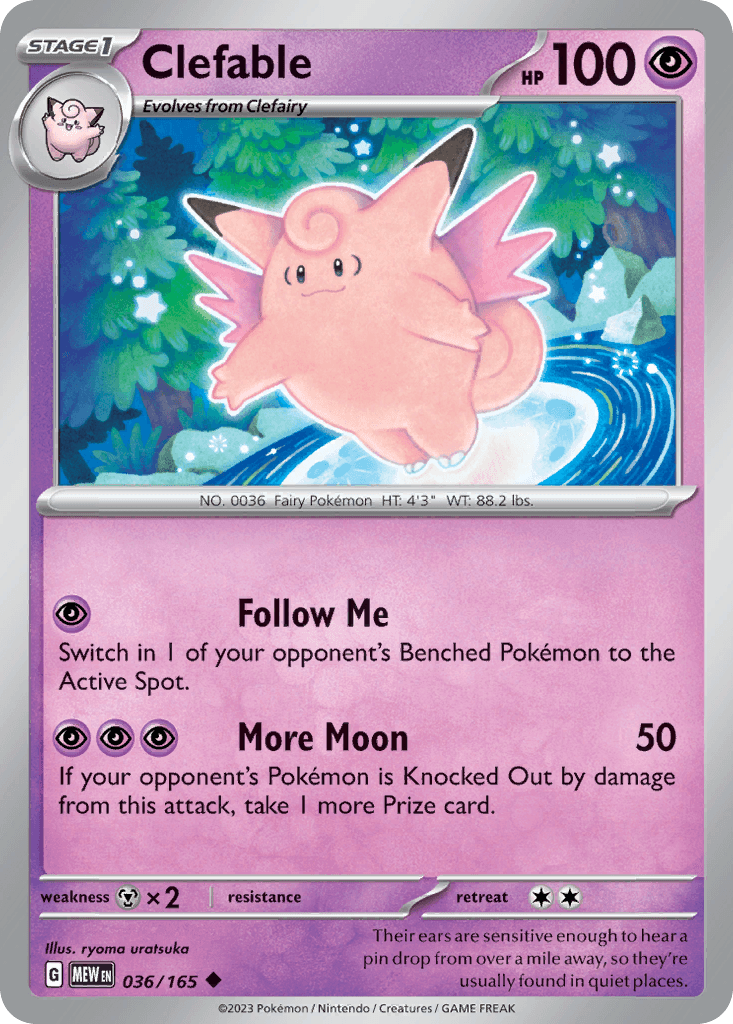 Clefable 36 — Scarlet & Violet: Pokémon 151