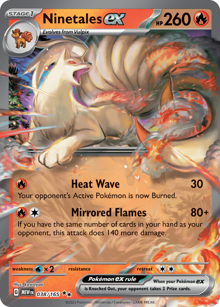 Ninetales ex 38 — Scarlet & Violet: Pokémon 151