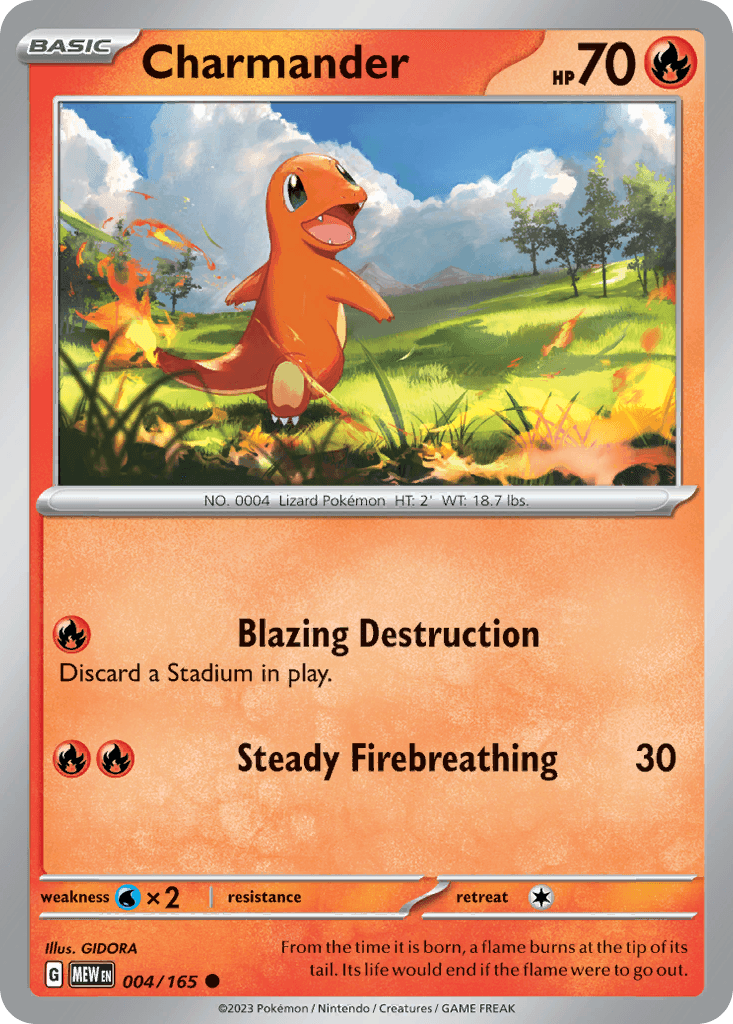 Charmander 4 — Scarlet & Violet: Pokémon 151