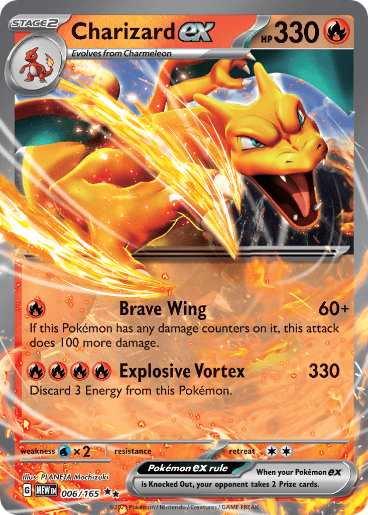 Charizard ex 6 — Scarlet & Violet: Pokémon 151