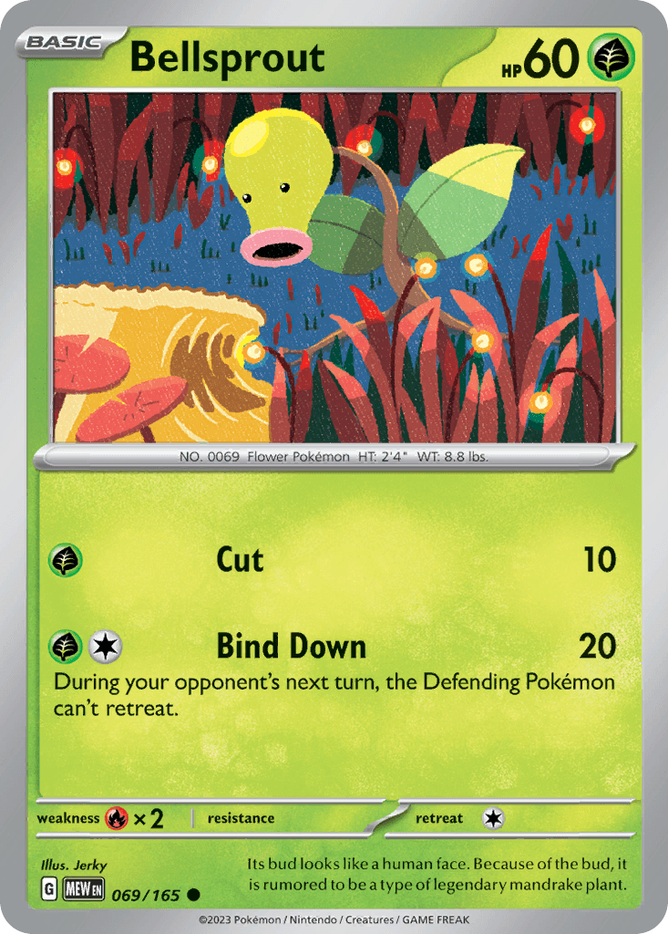 Bellsprout 69 — Scarlet & Violet: Pokémon 151