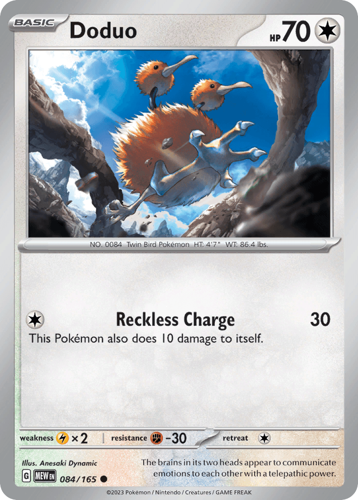 Doduo 84 — Scarlet & Violet: Pokémon 151
