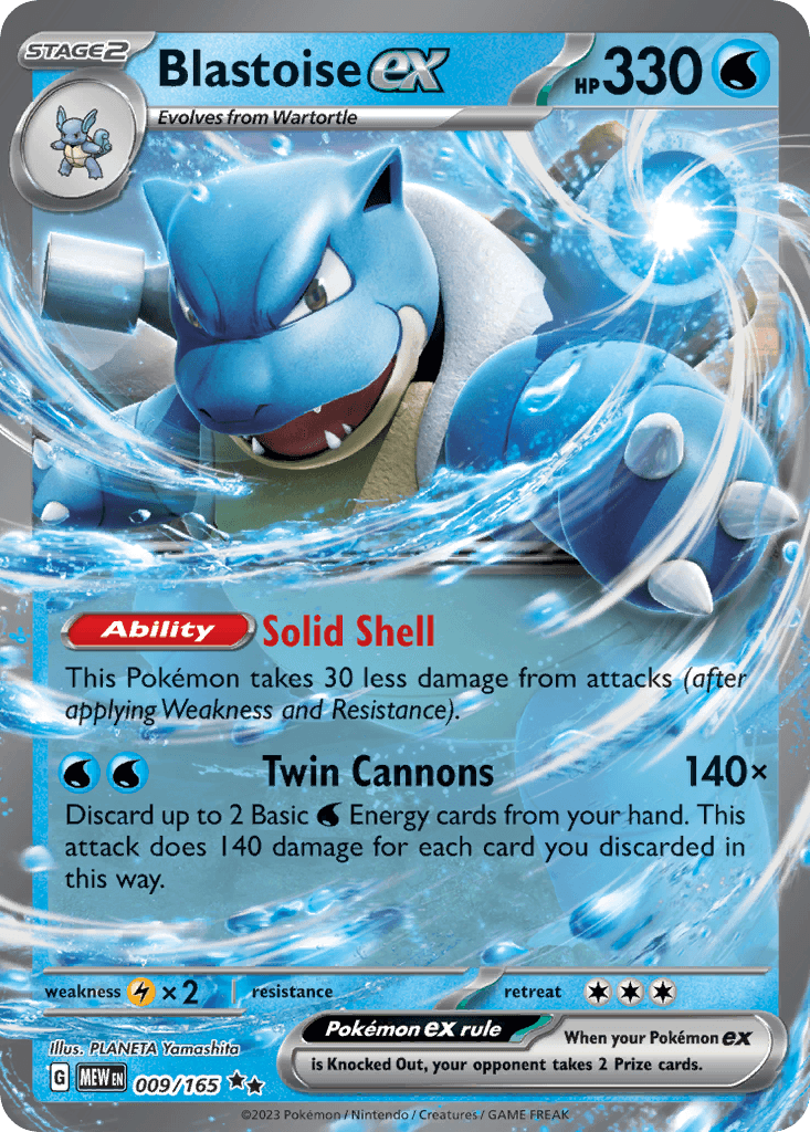 Blastoise ex 9
