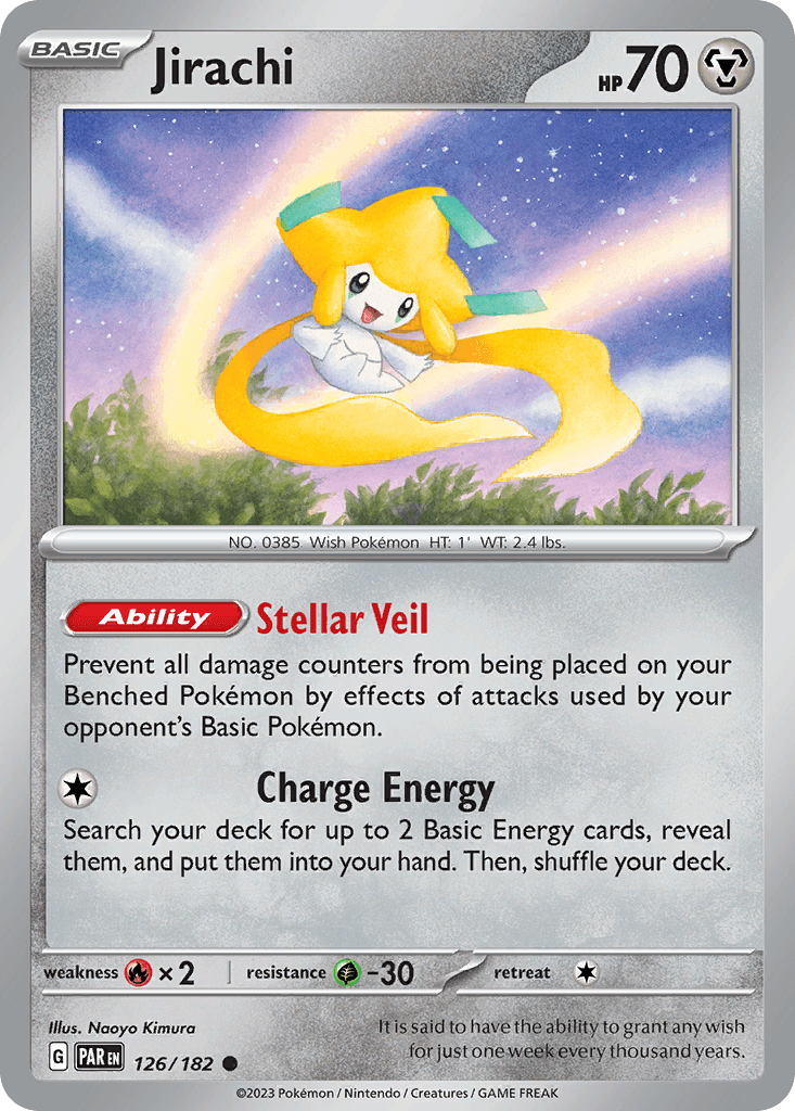 Jirachi 126 — Scarlet & Violet: Paradox Rift