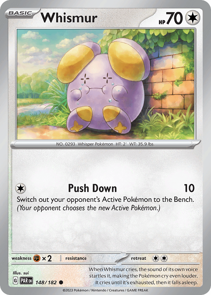 Whismur 148 — Scarlet & Violet: Paradox Rift