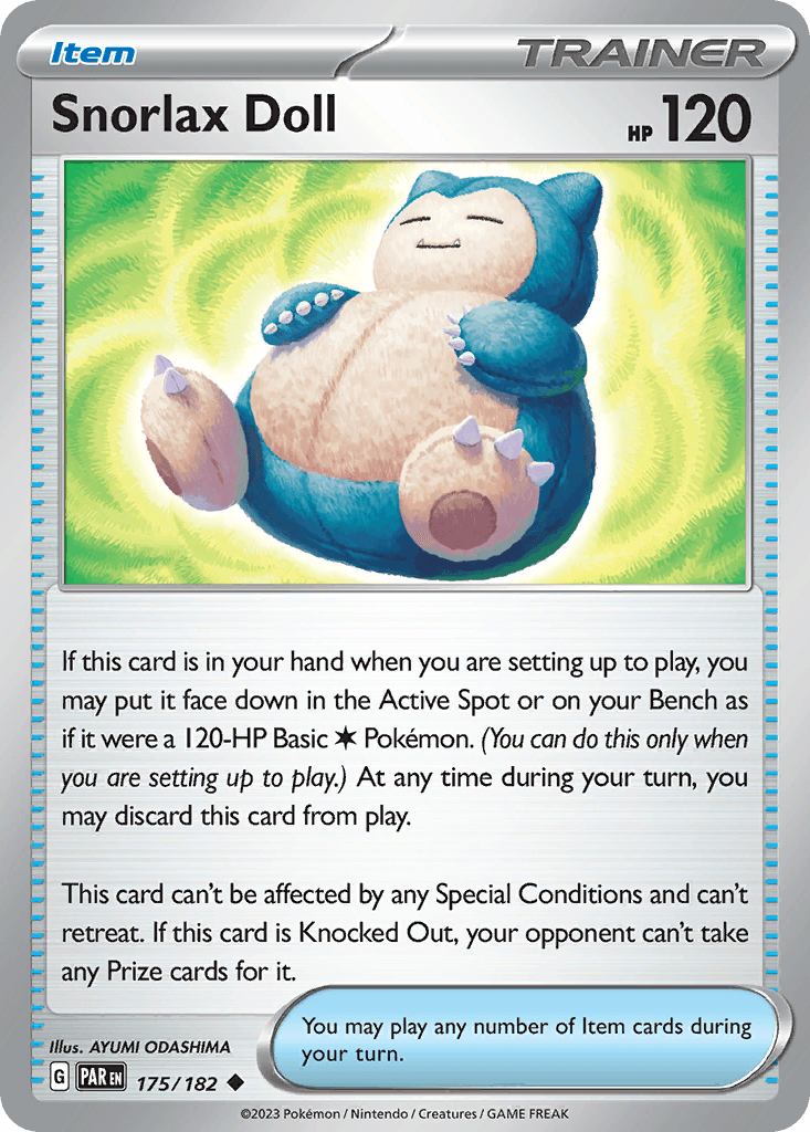 Snorlax Doll 175 — Scarlet & Violet: Paradox Rift