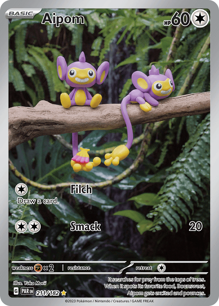 Aipom 211 — Scarlet & Violet: Paradox Rift