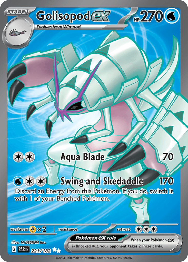 Golisopod ex 221 — Scarlet & Violet: Paradox Rift