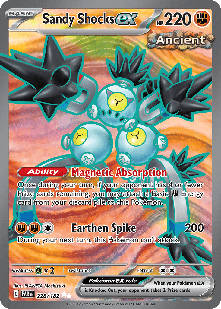 Sandy Shocks ex 228 — Scarlet & Violet: Paradox Rift