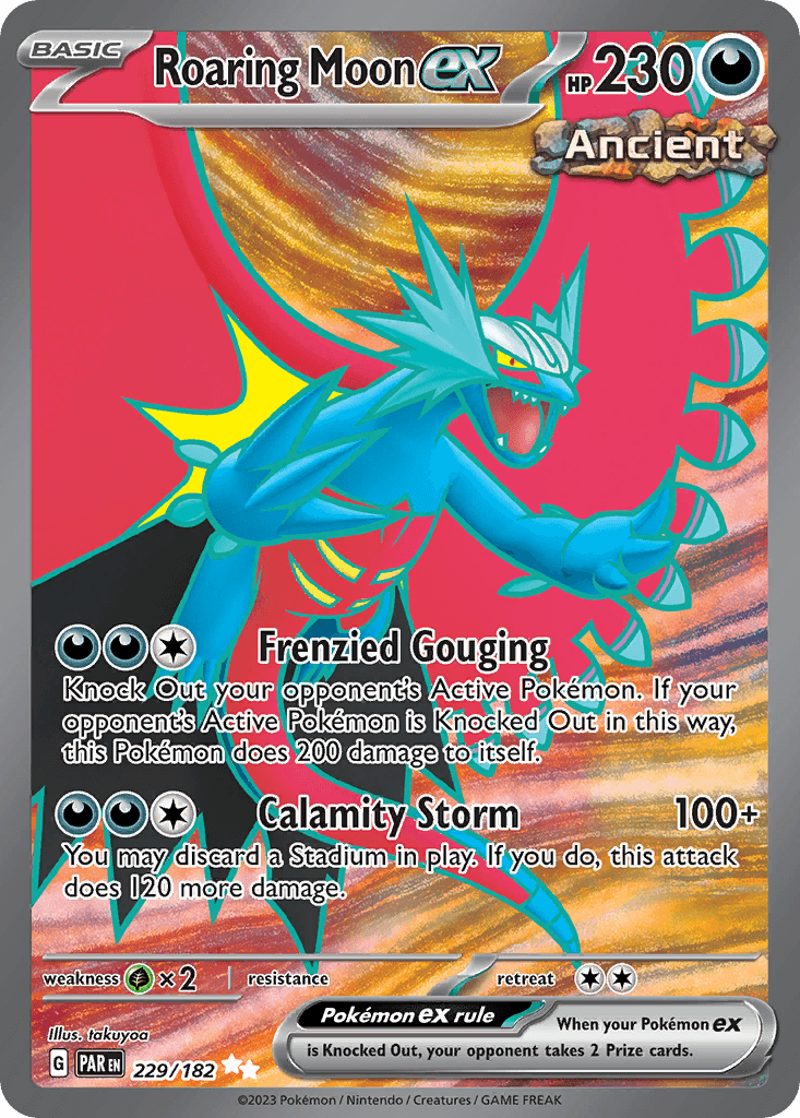 Roaring Moon ex 229 — Scarlet & Violet: Paradox Rift