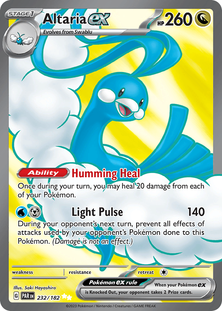 Altaria ex 232 — Scarlet & Violet: Paradox Rift