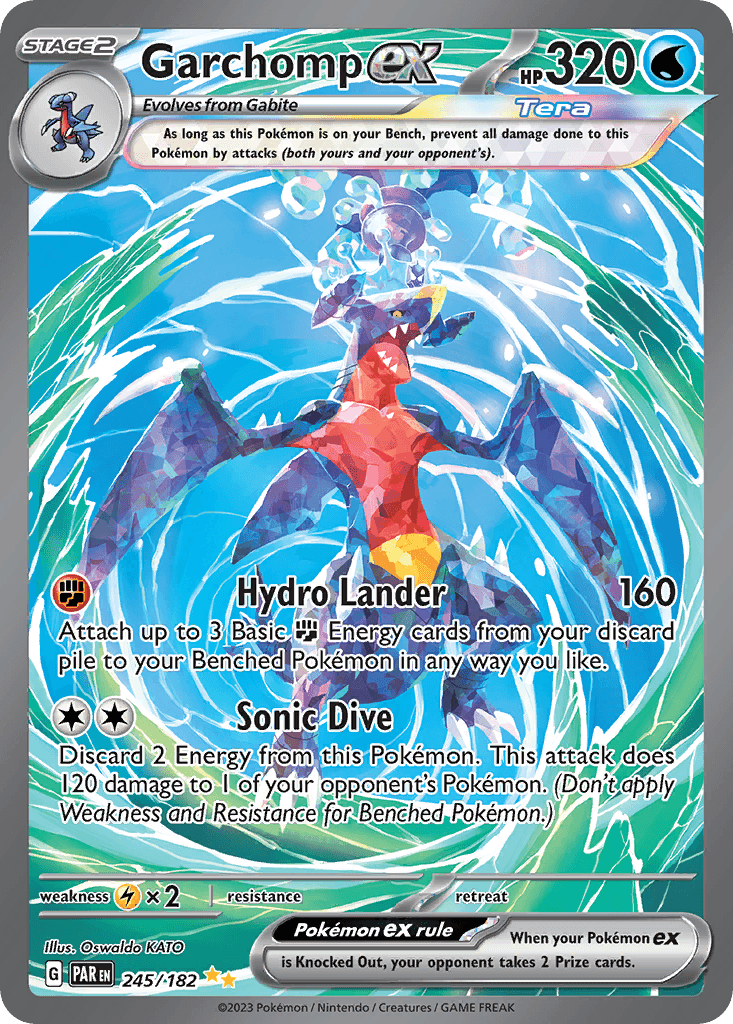Garchomp ex 245 — Scarlet & Violet: Paradox Rift