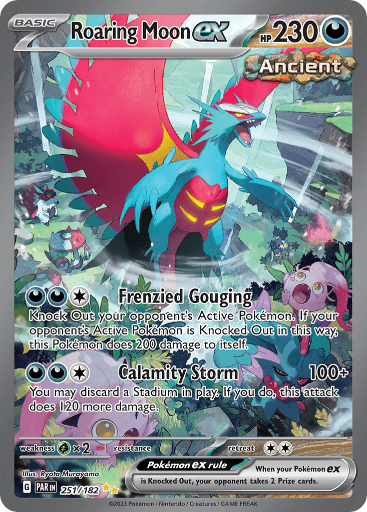 Roaring Moon ex 251 — Scarlet & Violet: Paradox Rift