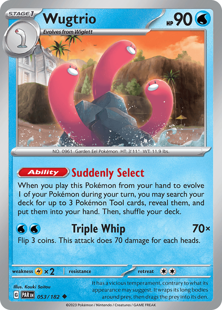 Wugtrio 53 — Scarlet & Violet: Paradox Rift