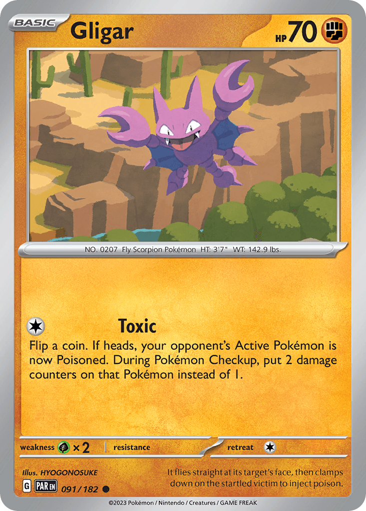 Gligar 91 — Scarlet & Violet: Paradox Rift