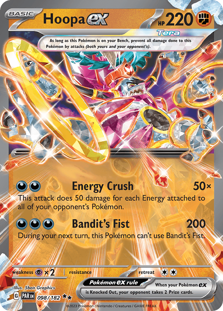 Hoopa ex 98 — Scarlet & Violet: Paradox Rift